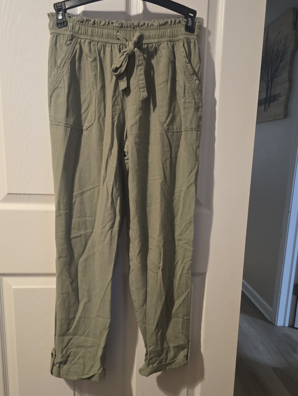 Sincerely Jules Olive Drawstring Chinos